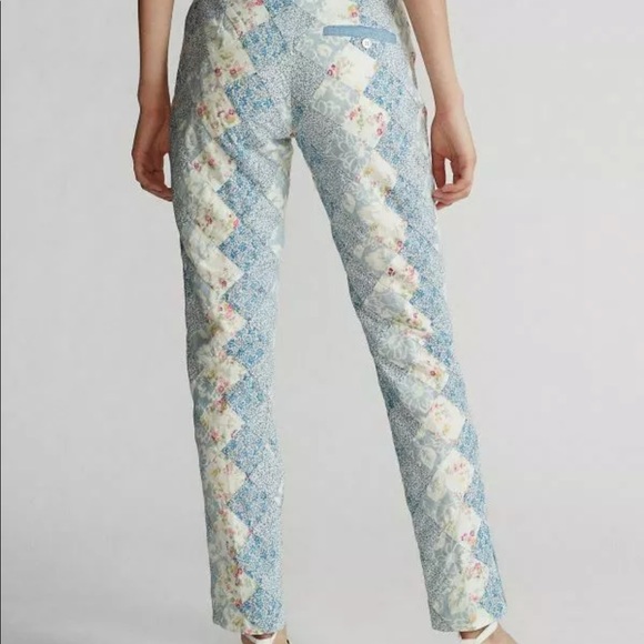 Polo Ralph Lauren patchwork Madras pant 4 NEW - Picture 3 of 8